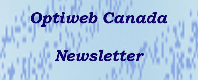 Optiweb Canada Newsletter