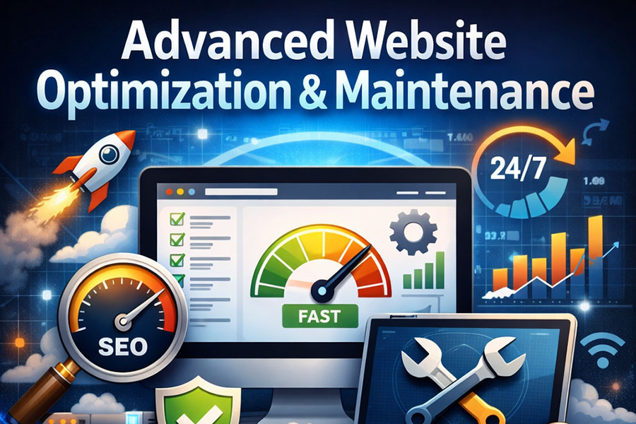 Advanced Website Optimization & Maintenance – Performance, Security & SEO Enhancement