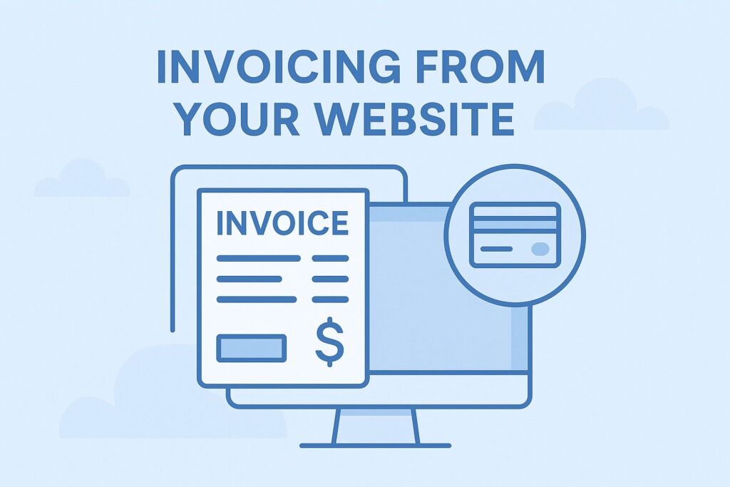 Invoicing from your website