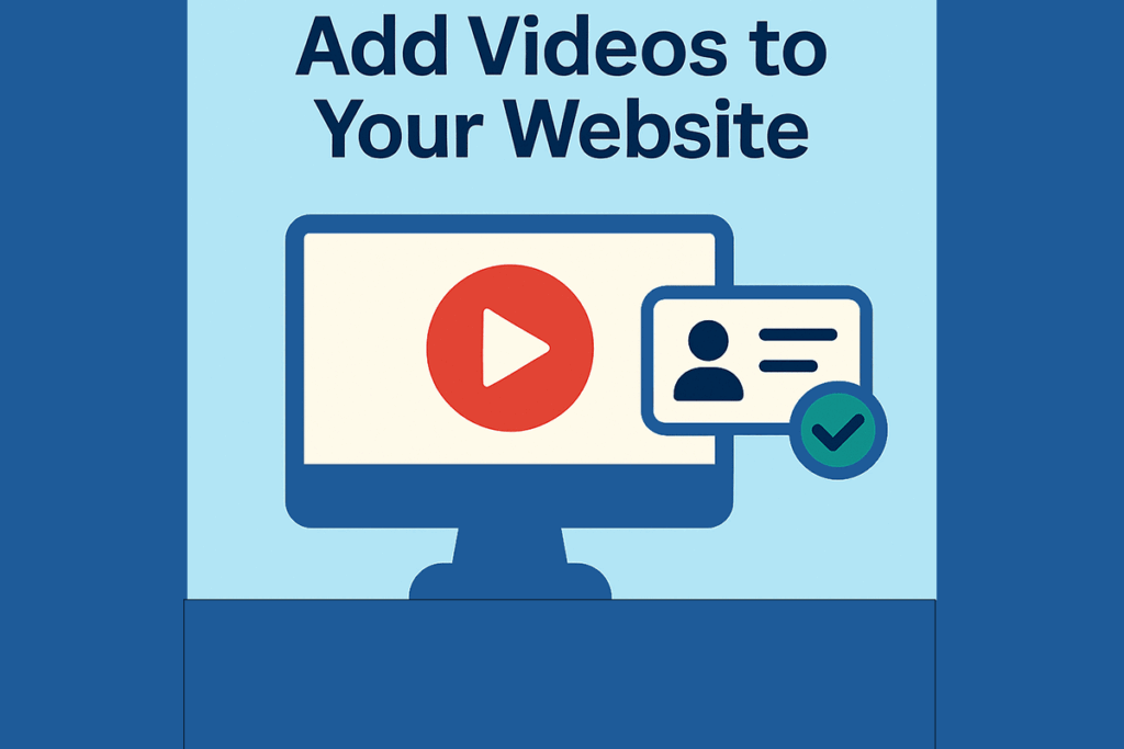 Add Videos to tyour website, improve page rankings,